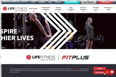 lifefitness.sk website